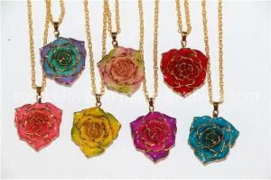 Fashion Jewelry- Different Natural Colors Necklace for Girls/Women (XL081)