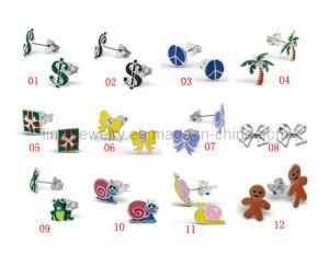 Fashion Design Stainless Steel Earring for Girls (SJE1683)