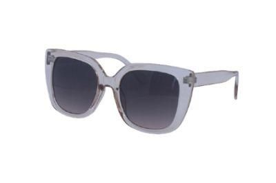 Plastic Large Square Vintage Translucent Inspired Frame Trendy Sunglasses