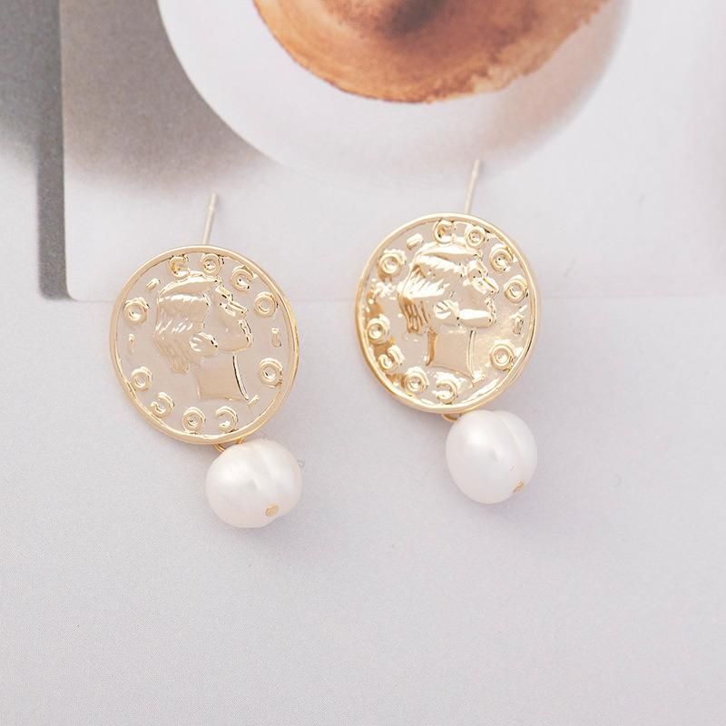 Fashion Jewelry Irregular Sweet Style Pearl Earring
