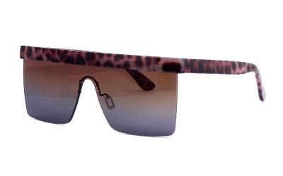 New Brand Design Ins Rimless Gradient Frame Sunglasses Colorful Square Oversized Women Fashion PC UV400 Sunglasses