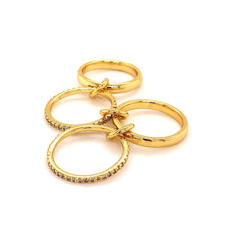 Fashion Trendy 2021women Jewelry Creative Multi Layer Rings