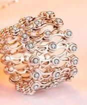 Ring Bracelet Ring Integrated Chain Deformable Personalized Fashion Versatile Retractable Dual Purpose