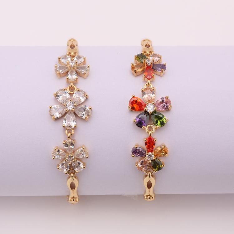 Hot Sale 18K Gold Color Imitation Jewelry Bracelet for Ladies