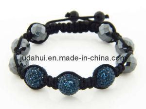Deep Ocean Blue Shamballa Bracelet (JDH-BL800042)