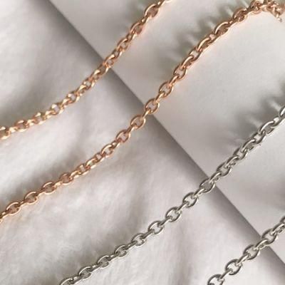 Stainless Steel Jewelry Necklace Classic Cable Chain