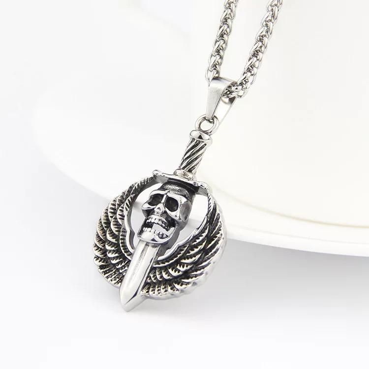 Fashion Biker Skull Pendant for Men