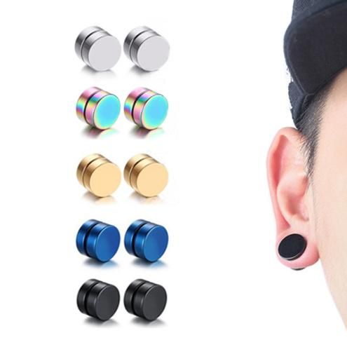 Custom Hot Sale Fashion Metal Magnetic Earring