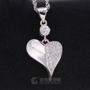 Cool Love Heart Designed 925 Sterling Silver Pendant