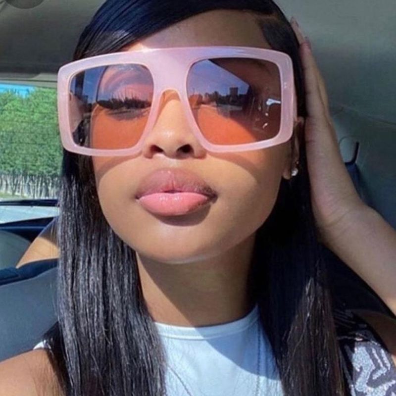 Bigger Oversized Frame Women Trendy Shades Sunglasses