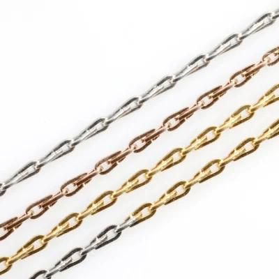 Stainless Steel Gold Plated Fashion DIY Necklace Bali Chain Jewelry for Gift Handcraft Bag Design