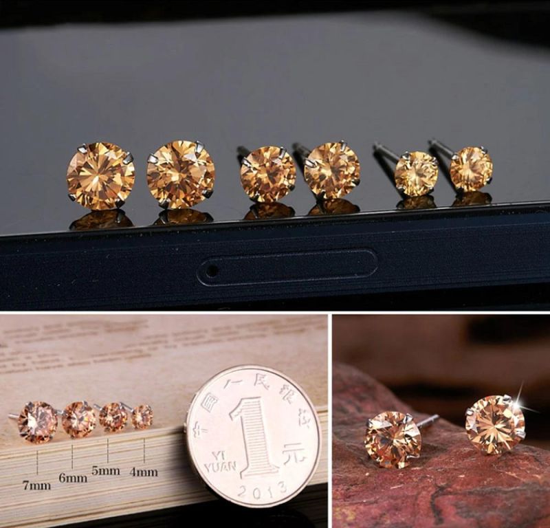 Popular Screw Back Stud Earrings for Men and Women