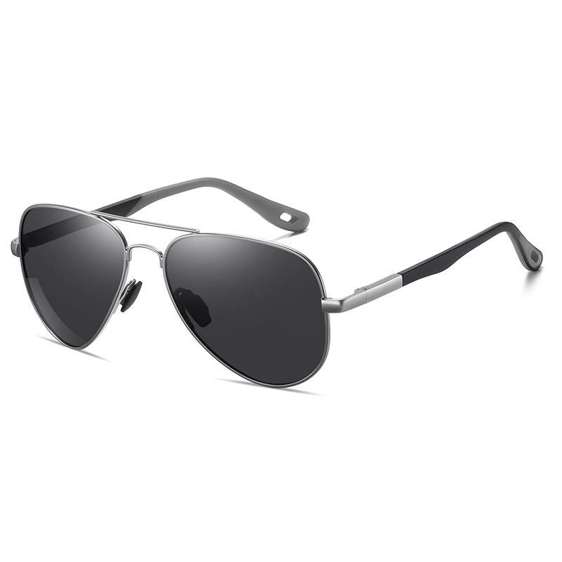 Durable Aviator Style Multi Colors Metal Frame Polarized Sunglasses