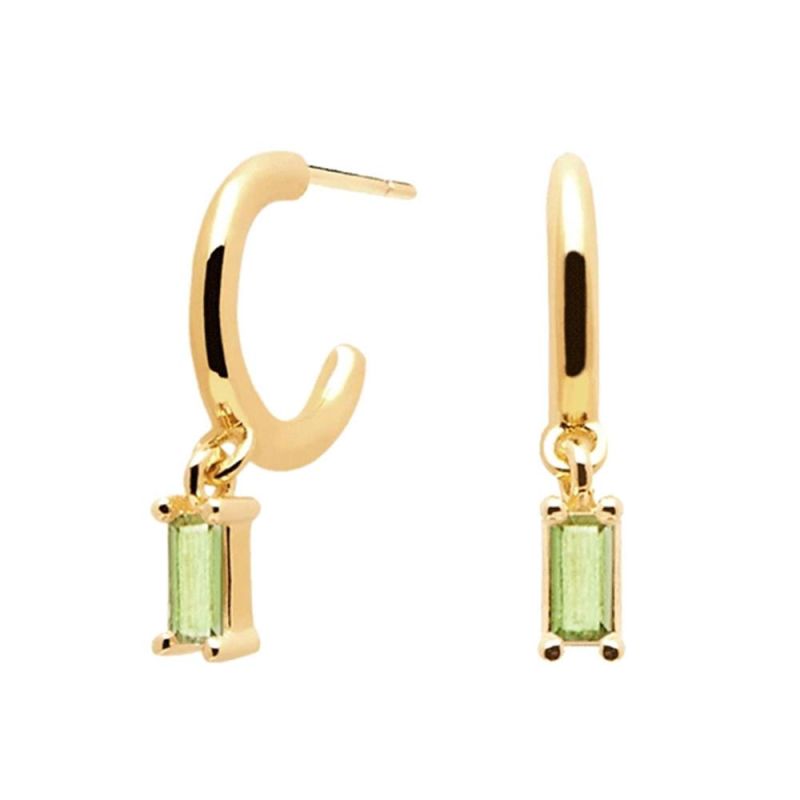 Women 18K Gold Hoop Earring Fashion Earrings