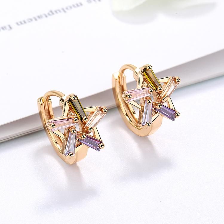 Guangzhou Wholesale Price of Gold Plated Fancy Earring