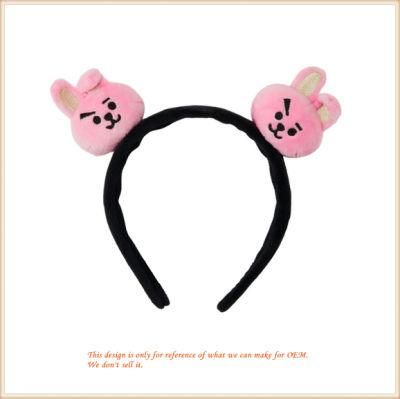 Kawaii Pink Bunny Hairband Wholesale Hair Decoration