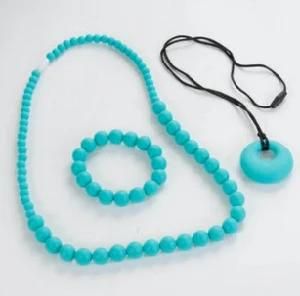 Safety Baby Beads Chew Teething Beads Set Necklace