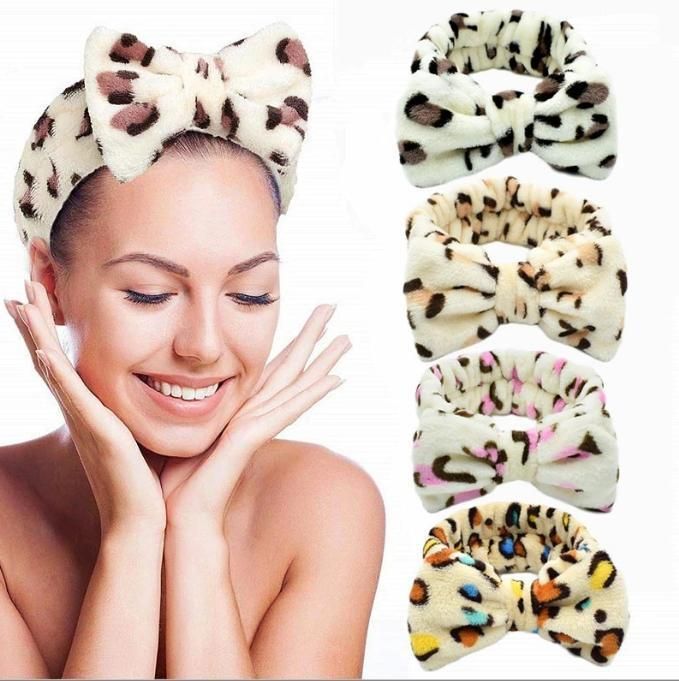 Wholesale Custom OEM Cute Animal Face Bath SPA Makeup Headband