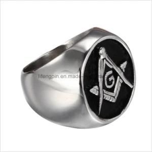 Wholesale Cheap Gold Men Masonic Signet Ring