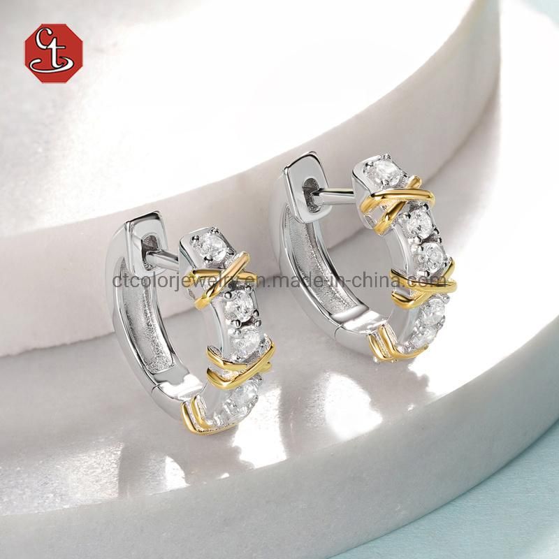 New Fashion jewelry 925 sterling silver hiphop Hoop Ring For gift