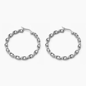 Yongjing Jewelry Stainless Steel Fashion Hoop Earrings (YJ-E0049)