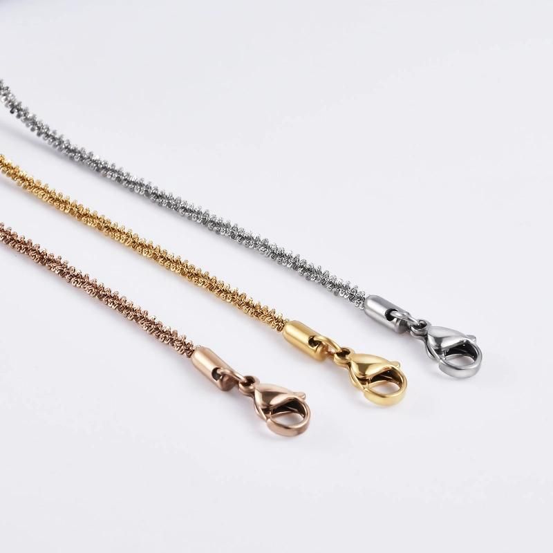 Good Quality Gold Plated Stainless Steel Cauliflower Necklace for Men Women