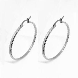 Yongjing Jewelry Stainless Steel Fashion Hoop Earrings (YJ-E0015)