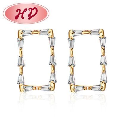 2020 Latest Design Gold Plate Stud Earring for Women