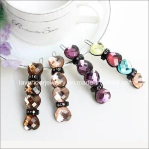 Hair Jewelry Heart with Crystal Hair Clip for Girls Beauty