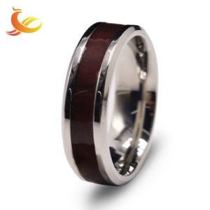 Silver Fashion Jewellery Ring Tungsten Stainless Steel Retro Jewelry