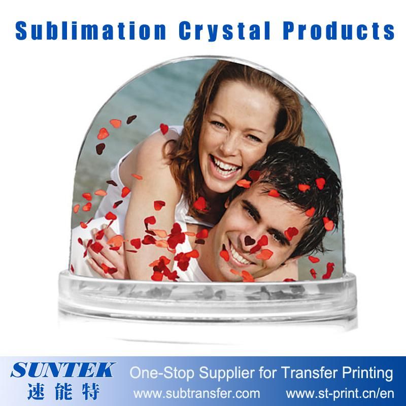 Sublimation Blank Round Crystal Snowball