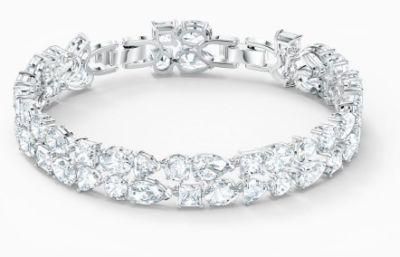 Luxury Wedding Bridal CZ Bracelet Bride&prime; S Couture CZ Bracelet. Bridesmaide Bracelet