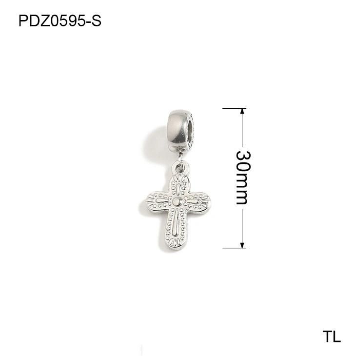 Bling Charm Bracelet Stainless Steel Pendant