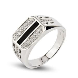 New Fashion Enamel Designed 925 Silver Man Jewelry Ring