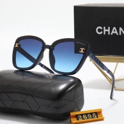 2022 Chanel UV400 Protection Outdoor Polarized Lens Square Frame Popular Fashion High Quality Plastic Sunglasses