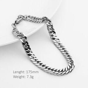 High quality Men Fashion Bangle Stainless Steel Silver Bracelet
