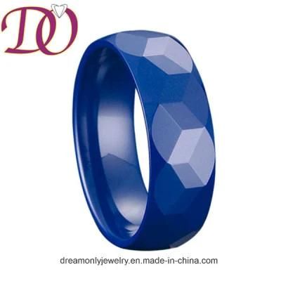 Blue Ceramic Ring Multilateral Ring