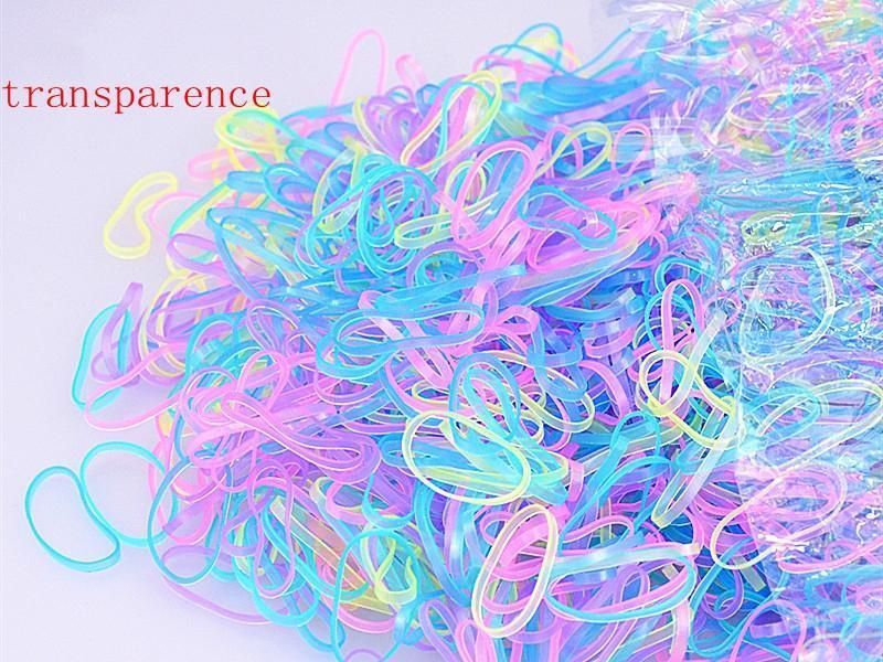 Disposable Bulk TPU Women Hair Bands Hair Ties Bandas PARA Cabello