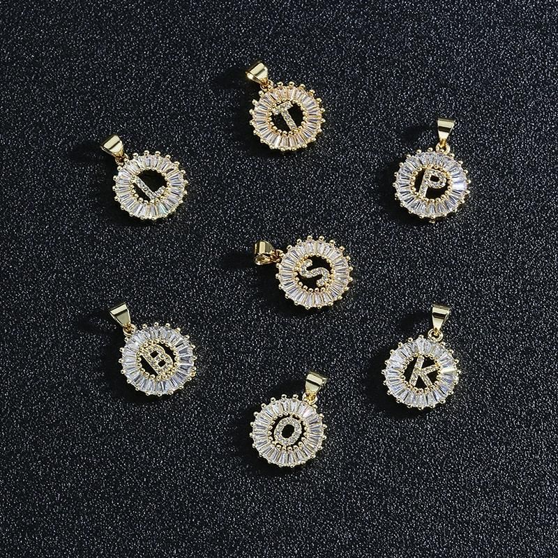 Fashion Jewelry Charm Pendant Cubic Zircon Gold Pendant for Women