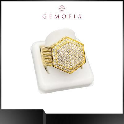 Factory Fashion Wholesale Mens Hiphop Ring for Custom