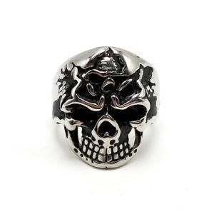 Fashion Man Jewelry Punk Skull stainless Steel Silver Ring