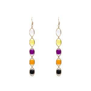 Fashion Imitation Jewelry Multiple Color Women Bead Drop Earrings