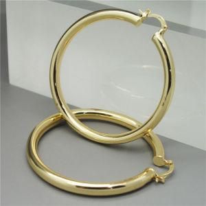 Hot Sale Items Basketball Wives Earrings, 18k Gold Plated Hoop Earrings, Fashion Jewelry for Women Jewellery (E130023)