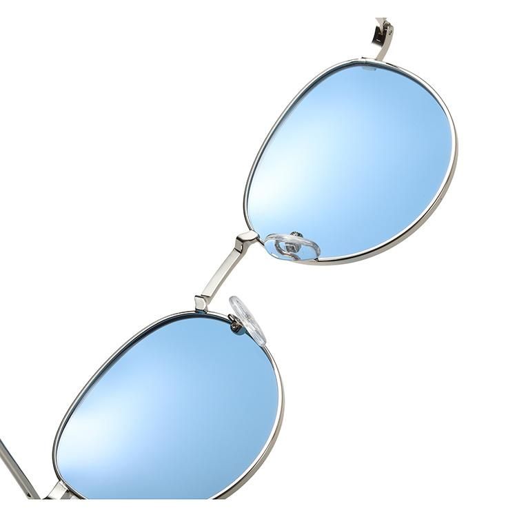 2019 Fashionable Round Shape Metal Sunglasses for Ready Made Goods