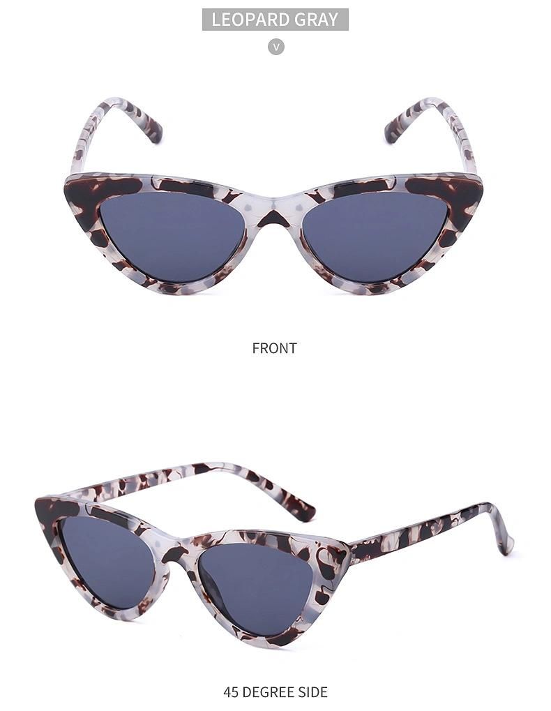 Women Cheap Wholesale High Quality Sun Glasses UV400 Custom Logo Cat Eye Frame Trendy Fashion Sunglasses Wholesale Sunglass