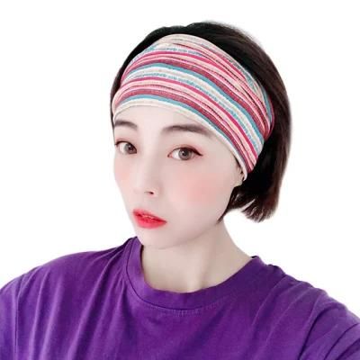 New Personalized Printing Yoga Movement Wide Hair Band Wash Women&prime;s Head Accessories