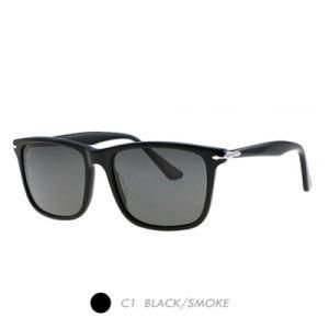 Acetate&Nylon Polarized Sunglasses, Vintage Fashion Square Frame A19004-01