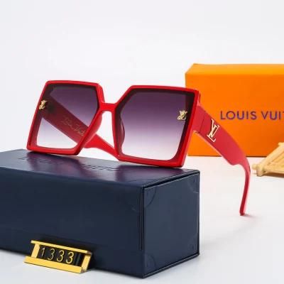 Fashionable Custom Cheap Unisex UV400 Vintage Shade Plastic LV Sunglasses