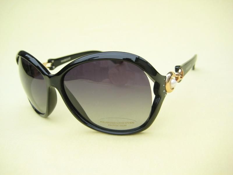 Fashion Designed PC Frame Sunglasses with Metal Decoraction