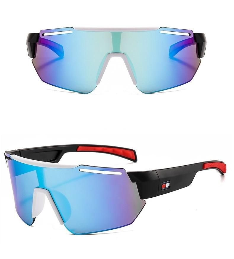 Men′s Cycling Glasses Large Frame Windproof Sprot Sunglasses